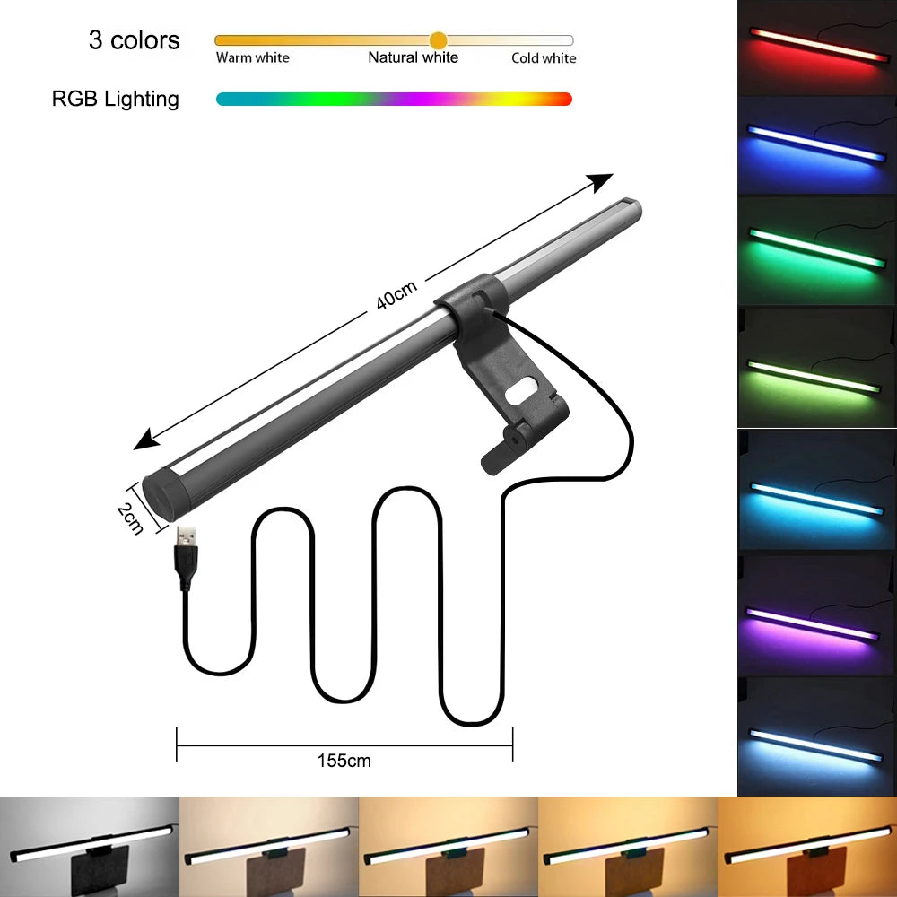 Barre Lumineuse d'Écran RGB - Rétroéclairage Moniteur Gaming