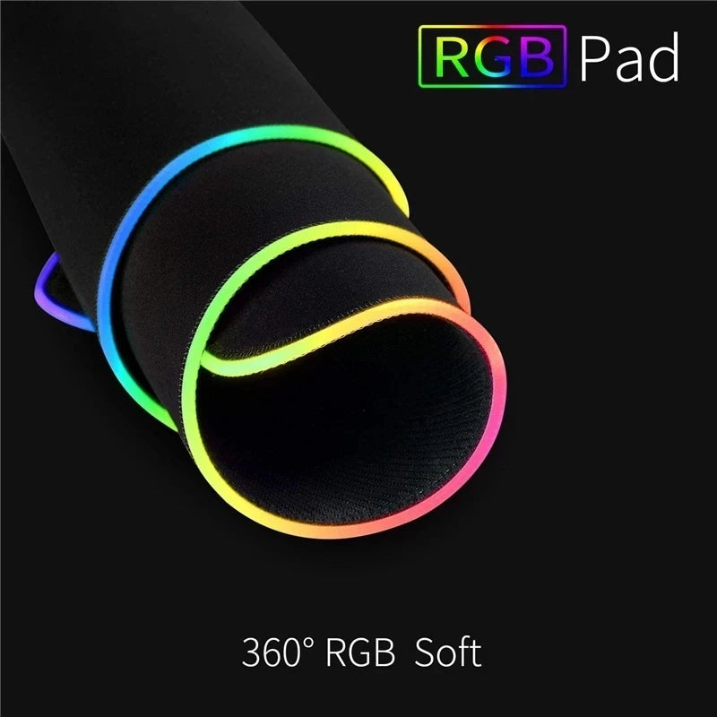 Tapis de Souris XXL RGB - Rétroéclairé & Étanche