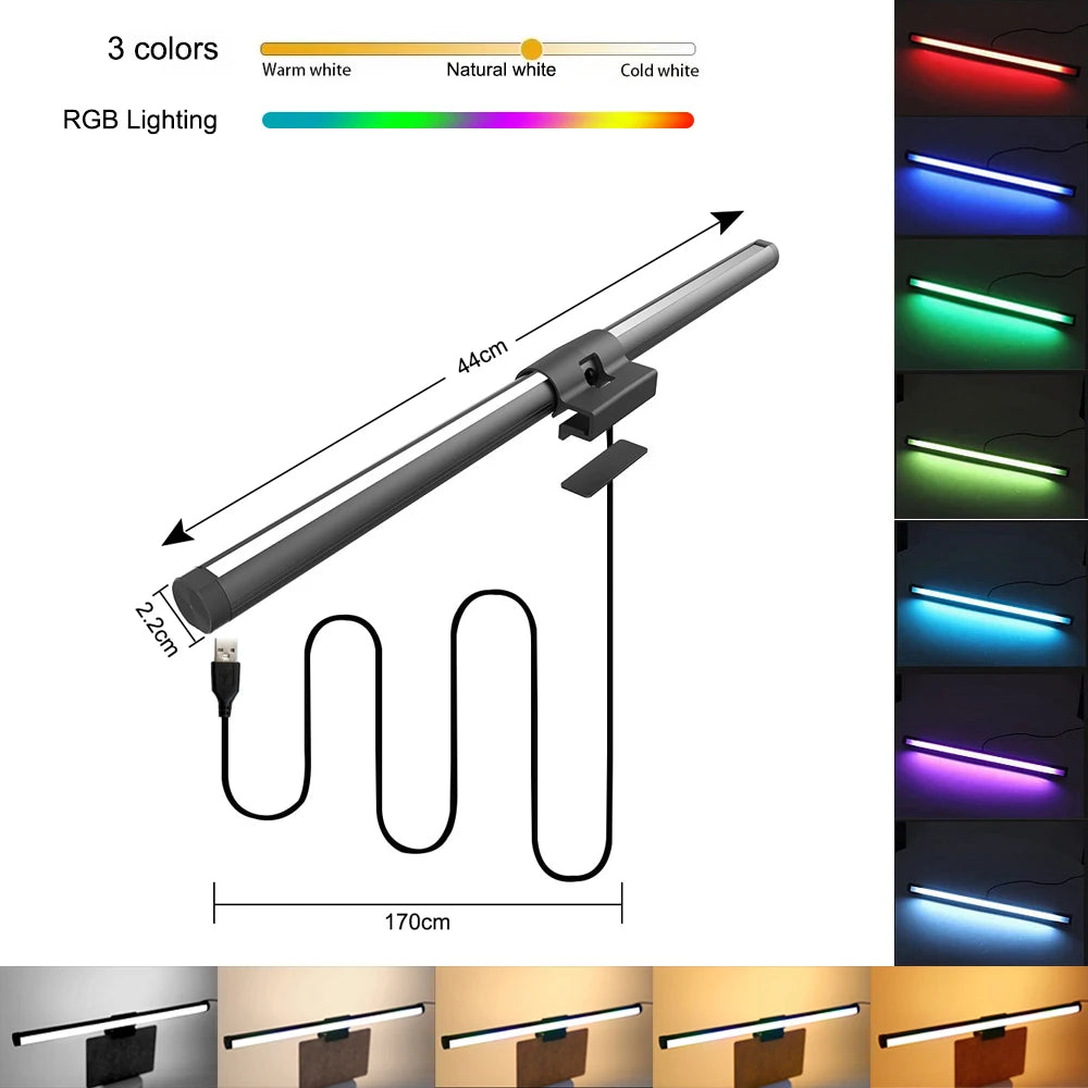 Barre Lumineuse d'Écran RGB - Rétroéclairage Moniteur Gaming